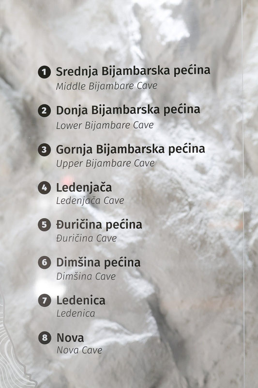 Speleološki objekti na Bijambarma