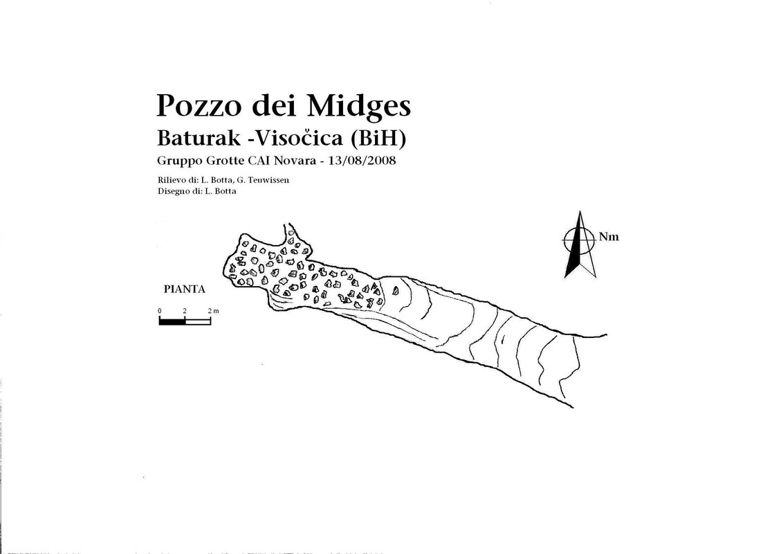 Pozzo dei Midges - tlocrt